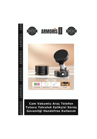 Cam Vakumlu Araç Telefon Tutucu Yolculuk Eşlikçisi Sürüş Güvenliği Handsfree Kullanım Diğer