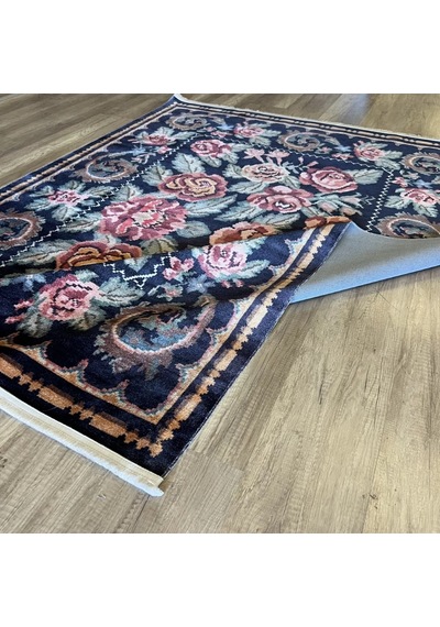 Eko Halı Antique Atk 02 Black Yıkanabilir Makine Halısı Siyah
