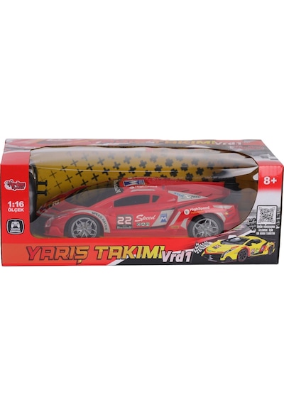 Vrd 10728 Uk Ff Şarjlı 1 16 Desenli Yarış Kırmızı