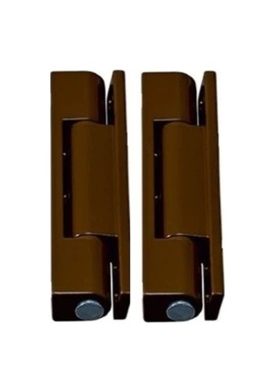 Düz Metal Menteşe 95mm Pvc Kapı Kahverengi - 20'li Paket Diğer