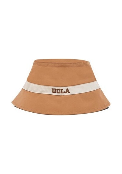Ucla Montebello Kahve Bucket Nakışlı - Unisex Şapka Kahve