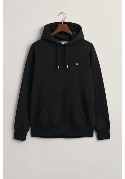 Gant 2007058.5  Erkek Regular Fit Kapüşonlu Sweatshirt Siyah
