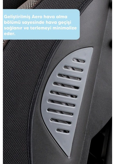 Heyner Multifix Aero Plus 9-36kg Isofix Oto Koltuğu Pantera Black I,ıı,ııı
