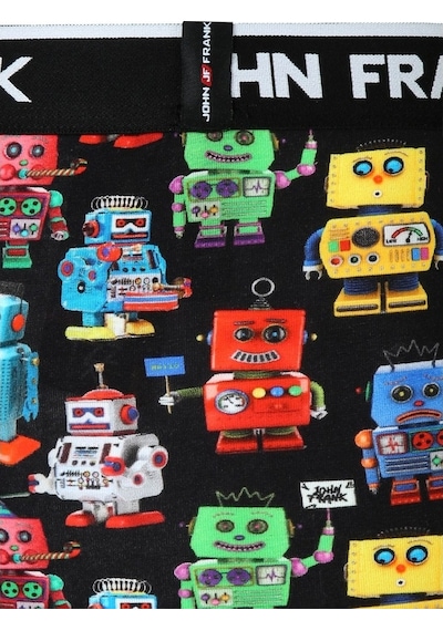 John Frank Robotic Boxer Çok Renkli