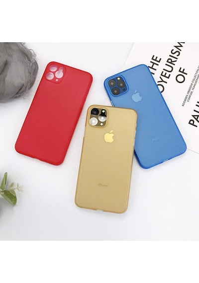 Apple Uyumlu  iPhone 11 Pro Max Kilif Ultra Ince Hayalet Sert Kapak 401550274