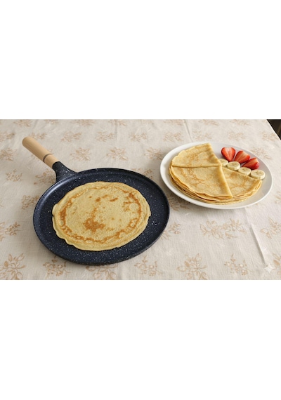 Dlyn Cansuyu Döküm Krep Tavası 28cm Çok Renkli
