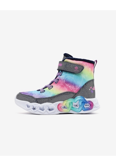 Skechers Infınıte Heart Lıghts Büyük Kız Çocuk Lacivert Işıklı Bot 303054l Nvmt Lacivert
