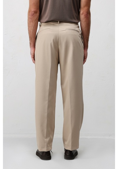 Antioch Relaxed Fit Pileli Erkek Pantolon Taş