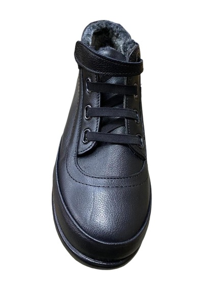 Fastbrandshoes Kadın Deri Düz Taban Bot Siyah - 661764327 Siyah