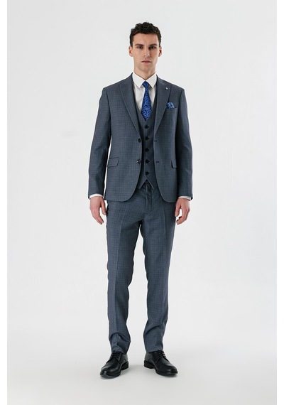 İmza Koyu Lacivert Desenli Kırlangıç Yaka Yelekli 6 Drop Slim Fit Dar Kesim Klasik Takım Elbise 1001240157-koyu Lacivert Koyu Lacivert İmza Koyu Lacivert Desenli Kırlangıç Yaka Yelekli 6 Drop Slim Fit Dar Kesim Klasik Takım Elbise 1001240157-koyu Lacivert Koyu Lacivert