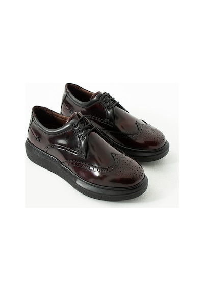 Güvener Şık Spor Oxford Bordo Bordo