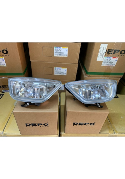 Ford Focus 1 Makyajlı 2002-2005 Arası Depo Sağ Ve Sol Sis Farı Takım 2m51-15201-ah / 2m51-15k201-ah