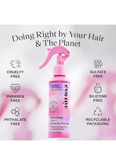 Eva Nyc Mane Magic 10-in-1 Primer İnce Telli Saçlar İçin Çok Amaçlı Saç Bakım Spreyi 160ml