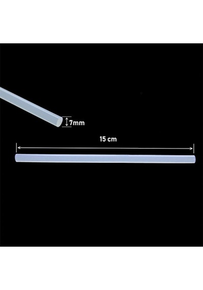 İnce Çubuk Silikon Mumu 30 Adet 7 Mm 15 Cm