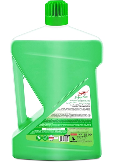 Asperox Doğaya Kaçış Parfümlü Yüzey Temizleyici Çam & Sandal Ağacı Müge Çiçeği Kokulu 2.5 Litre Tekli
