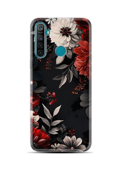 Realme 5i Kılıf Boutique Baskılı Resimli Non Flowers Pcode -001