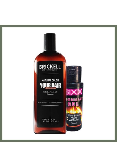 Bezos Brickell Erkek 237 Ml Şampuan Saçsakal Anti-beyaz + 1sıxx Bayan Bay Kaygan Lubrikantkrem 60 Ml Bezos1