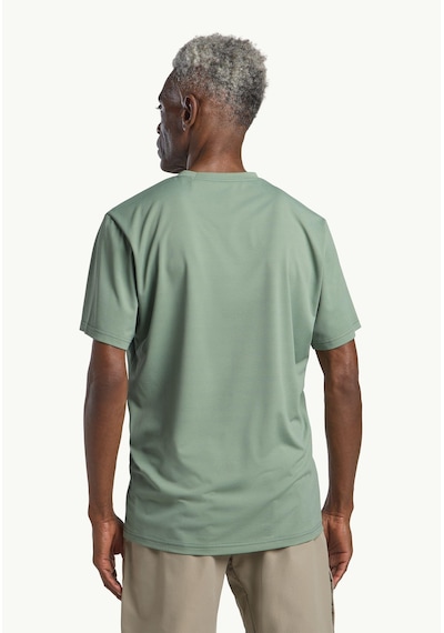 Jack Wolfskin Delgami S S M Erkek T-shirt-29682 Açik Yeşil