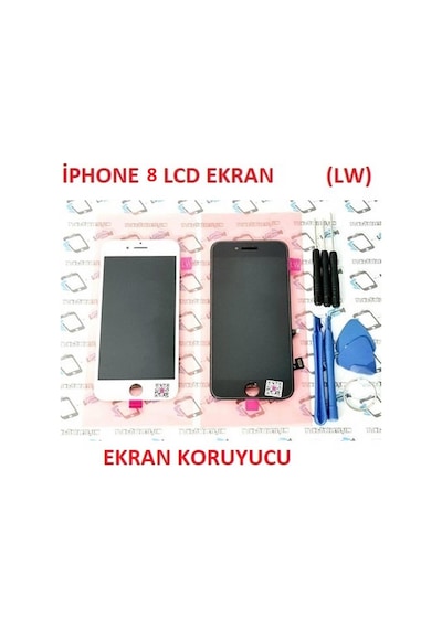 Apple Uyumlu iPhone 8 Lcd Ekran Dokunmatik (LW) (Montaj Seti) (Tkgz3)