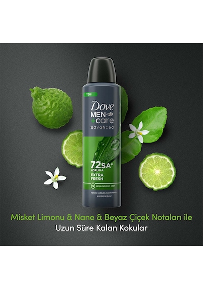 Dove Men +care Advanced Erkek Deodorant 72 Saat Koruma Extra Fresh 150 Ml