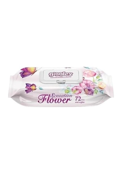Islak Havlu 72&apos Li Sensation Flower 1 Paket