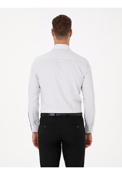 Pierre Cardin Erkek Koyu Haki Gömlek Desenli 50315539-vr111 Koyu Haki