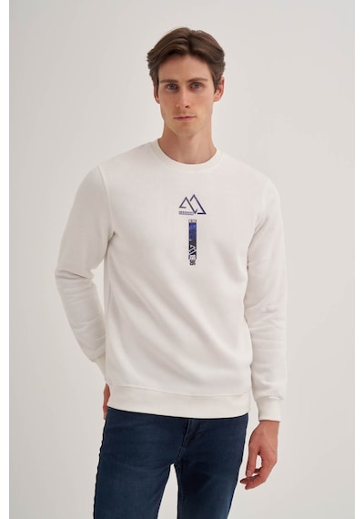 Cazador Erkek Sweatshirt Ekru 5170 25ke90000069 E90011 Ekru