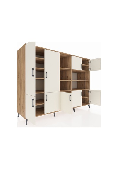 Kronos Dolap 14 Raflı 9 Kapaklı 220x59x163 Çam-aytaşı/çam Çam-aytaşı/çam Kronos Dolap 14 Raflı 9 Kapaklı 220x59x163 Çam-aytaşı/çam Çam-aytaşı/çam