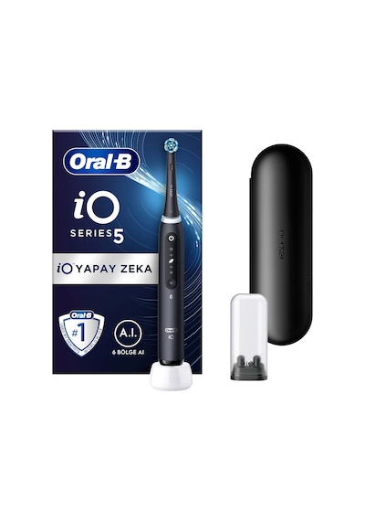 Oral-b İo - 5 Siyah Yapay Zeka Teknolojili Şarjlı/elektrikli Diş Fırçası Sku: Smg8690010388537