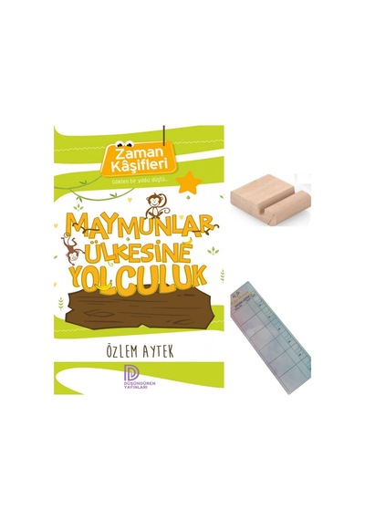 Maymunlar Ülkesine Yolculuk / Zaman Kaşifleri/ Özlem Aytek /3. Sınıf / 8-9 Yaş Hikaye+tablet Tutucu