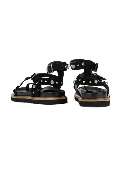 Ziya Kadın Hakiki Deri Sandalet 1611050z8518 Siyah 1611050z8518 000 37