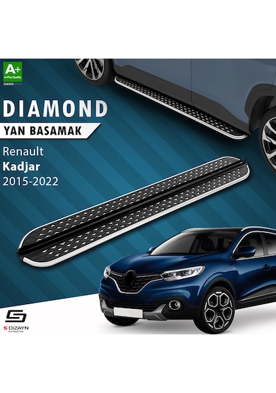 S-dizayn Renault Kadjar Diamond Krom Yan Basamak 173 Cm 2015-2022