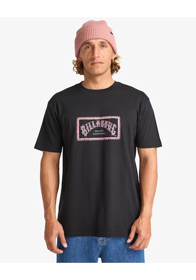 Quiksilver Billabong Yazı Baskılı Erkek Tişört Ebyzt00341 Siyah
