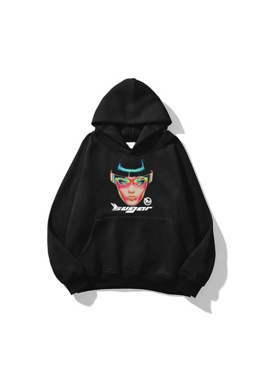 Startmore Unisex Sugar Sweatshirt Siyah Siyah