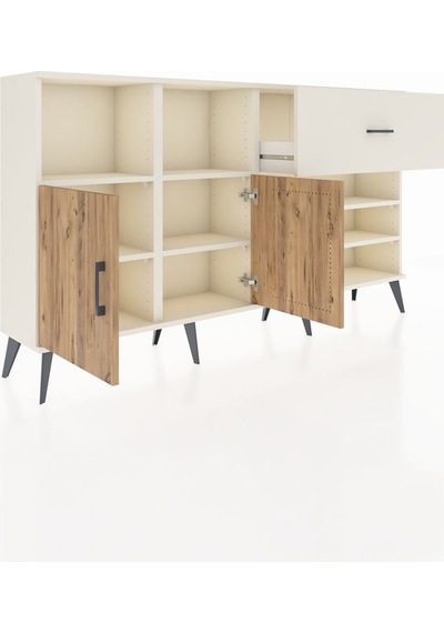 Arges Konsol 6 Raflı Tek Çekmeceli 2 Kapaklı 176x30x99 Aytaşı-çam/aytaşı Atlas Çam/aytası - Aytası Arges Konsol 6 Raflı Tek Çekmeceli 2 Kapaklı 176x30x99 Aytaşı-çam/aytaşı Atlas Çam/aytası - Aytası