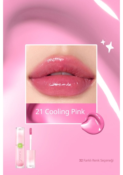 Peripera Ink Mood Glowy Tint 21 Cooling Pink Lucky Lottery