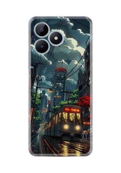 Realme Note 50 Kılıf Boutique Baskılı Resimli Train Pcode -049