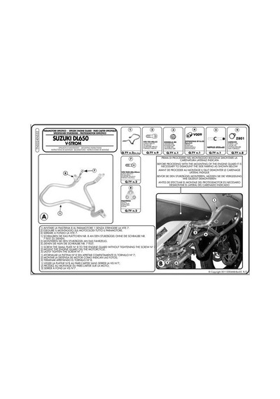 Kappa Kn532 Suzukı Dl 650 Vstrom 04-11 Koruma Demırı