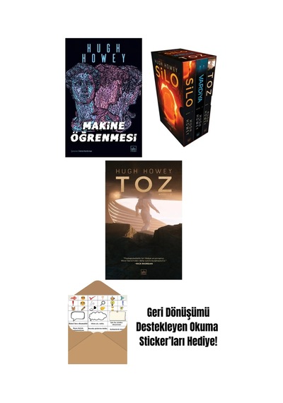 Makine Öğrenmesi + Wool Serisi Kutulu Set 3 Kitap + Toz Wool Serisi 3. Kitap