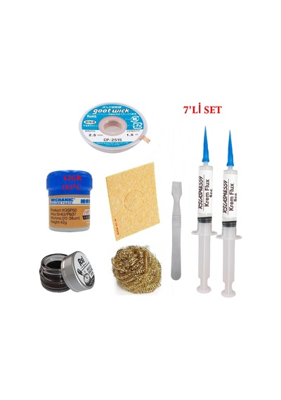 Mechanic Krem Lehim 183 C 42gr Havya Uc Temizleyici Flux Lehim Toplama Cp-2515 Lehim Emme Teli Spatula K03