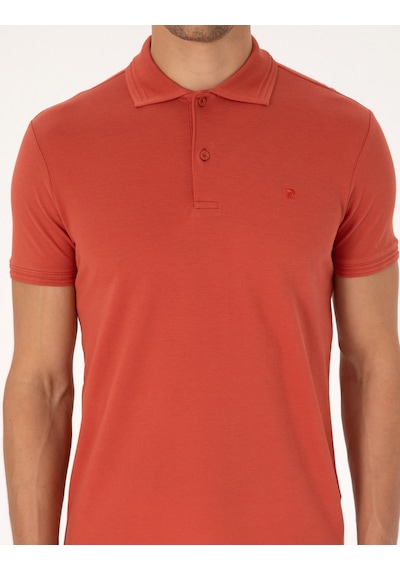 Pierre Cardin Erkek Kiremit Tişört Basic 50325323-vr031 Kiremit