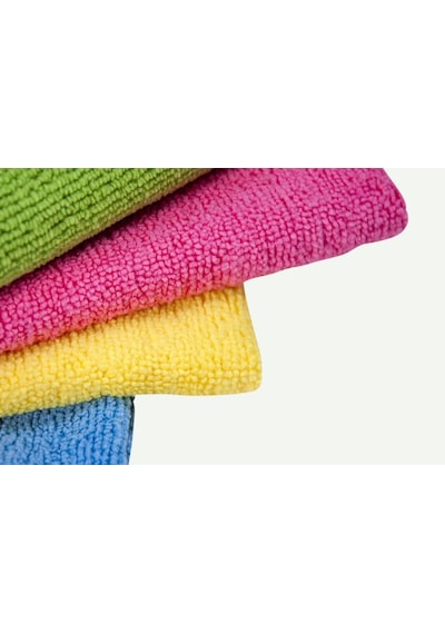 Suff Mikrofiber Temizlik Bezi 4 Adet Çok Renkli 32 x 40 CM