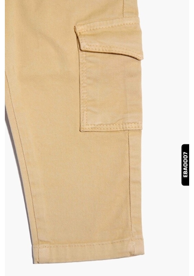 Xo Kids Erkek Bebek Kargo Pantolon 6 - 24 Ay 20013 Bej