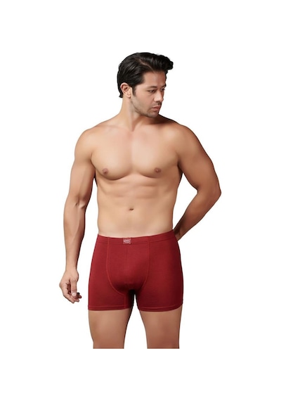 Gümüş Erkek Modal Elastan Boxer 7009 Bordo