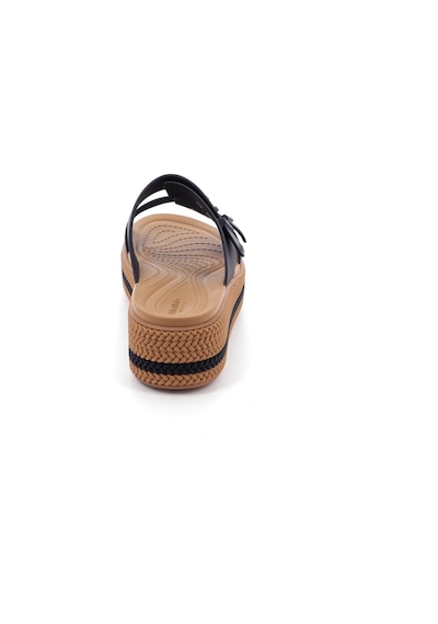 Crocs Brooklyn Woven Buckle Kadın Terlik 209978-001 Siyah