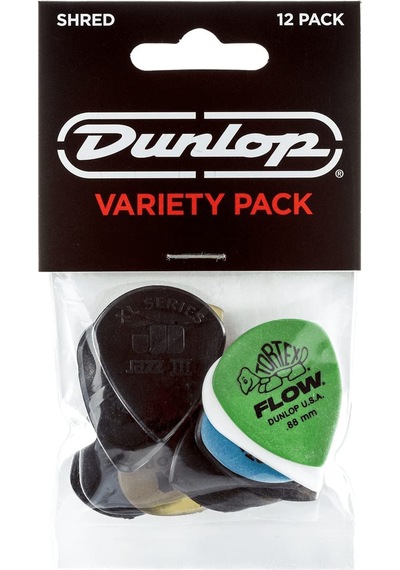 Jim Dunlop Pvp118 Pick Var Pk Shred 12li Paket Pena