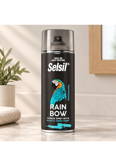 Siyah Mat Sprey Boya 400ml Çok Renkli