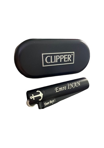Clipper Metal Çakmak Siyah