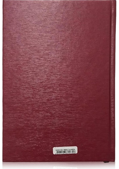 14x20 Ciltbezi Günlük Ajanda Bordo