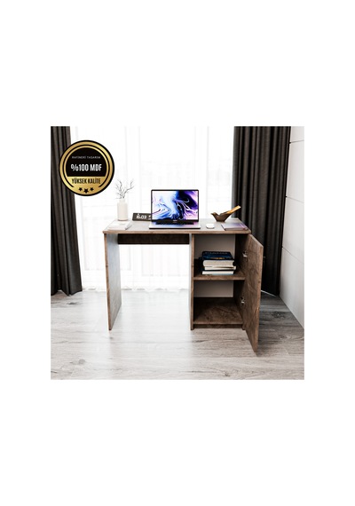 Matilda Çalışma Masası Kapaklı Modern Tasarım Gri Matilda Çalışma Masası Kapaklı Modern Tasarım Gri